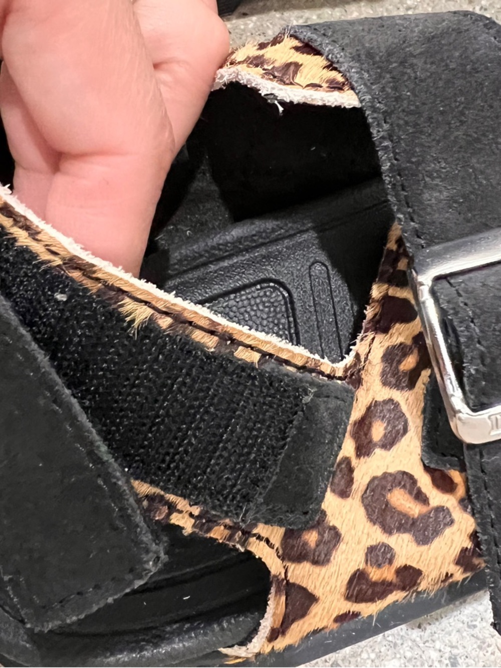 Dr. Martens 8 zebzag sandal Leopard Print Black Sandals - Picture 13 of 14